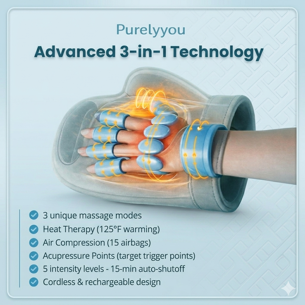 Purelyyou™ Pain Relief Hand Massager
