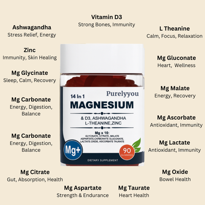 Purelyyou 14 In 1 Magnesium